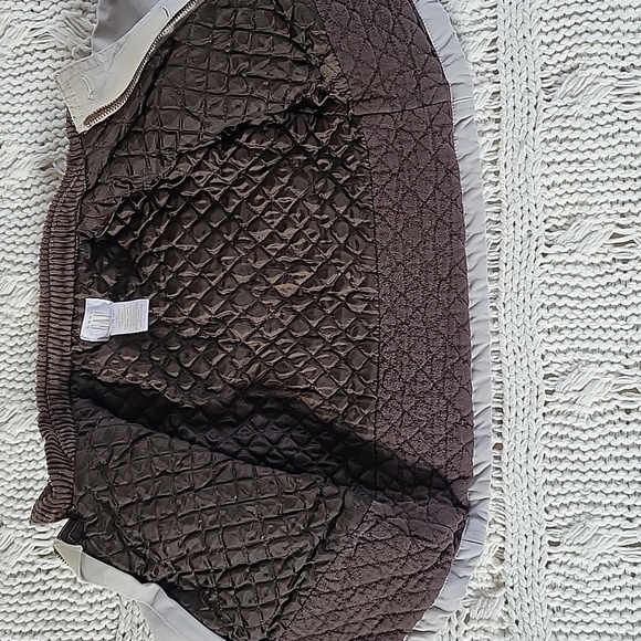 GAP Baby Gap Utility Jacket Insulated Light Khaki Zip Up Button Closure Cotton - Picture 10 of 11